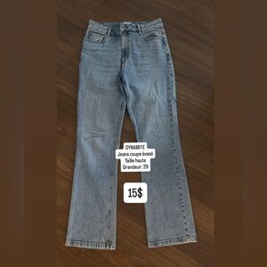 Dynamite Women's Flare Jeans - Light Blue